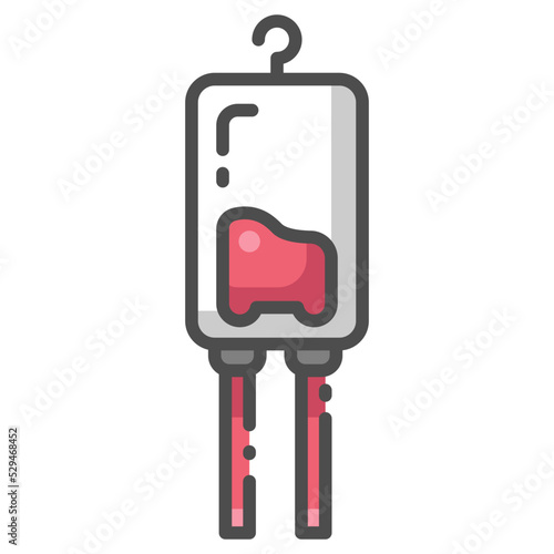 saline line color icon