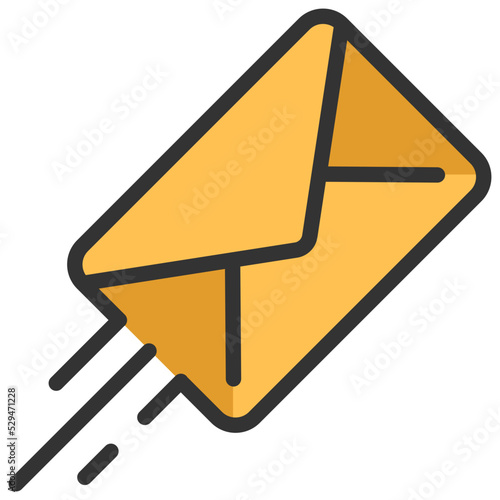 sent email line color icon