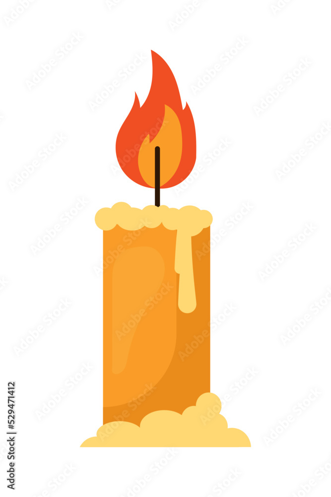 melting candle icon melting candle icon
