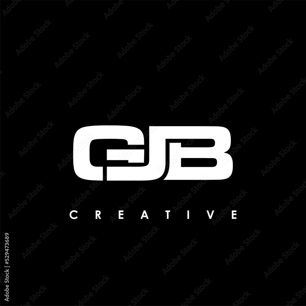 GJB Letter Initial Logo Design Template Vector Illustration GJB Letter Initial Logo Design Template Vector Illustration