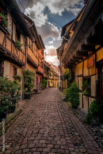 Street scene in Eguisheim France