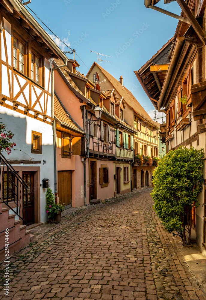 Street scene in Eguisheim France