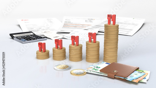 Preisexplosion - Inflation - alles wird teurer - Essen - Lebensmittel