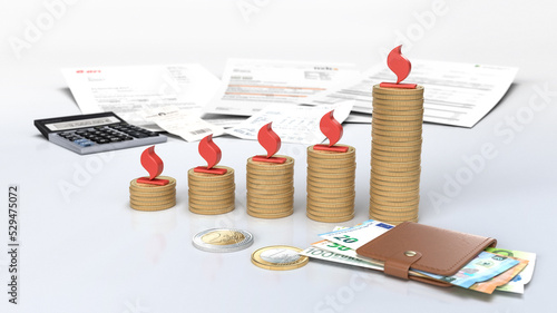 Preisexplosion - Inflation - alles wird teurer - Gas - Heizen - Kochen