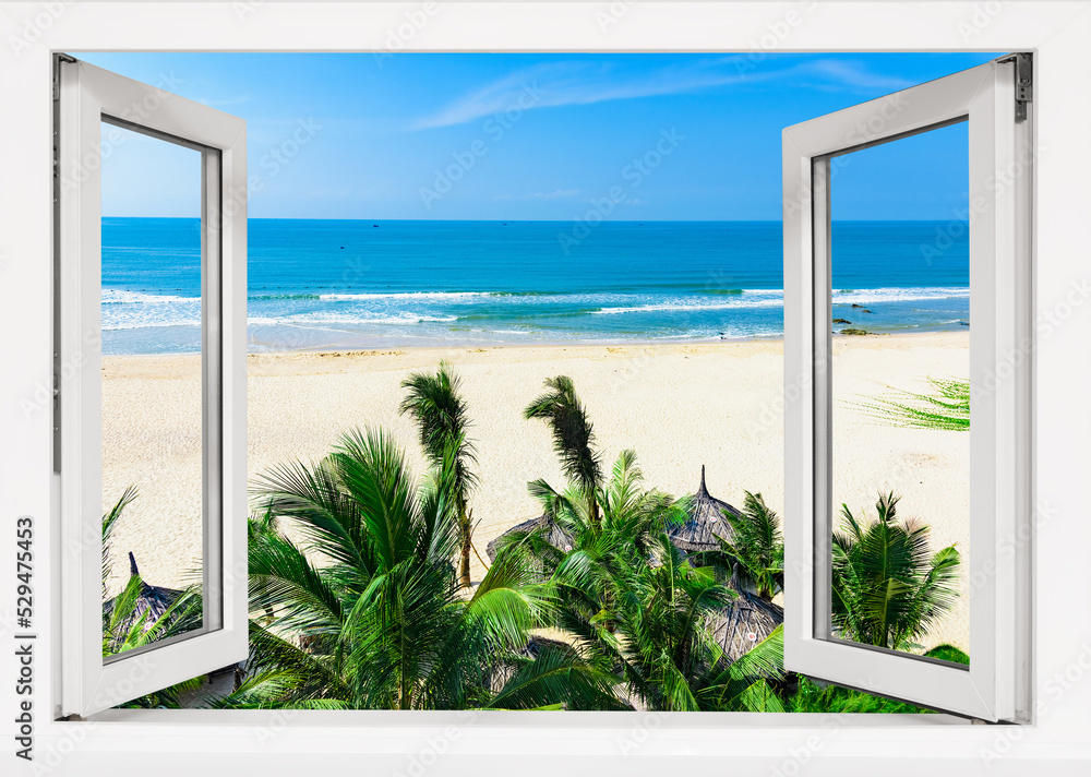 Ocean view window