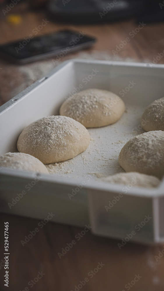 Fototapeta premium dough on the table