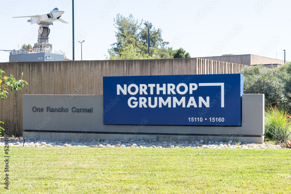 San Diego, CA, USA July 9, 2022 Northrop Grumman Campus in San Diego