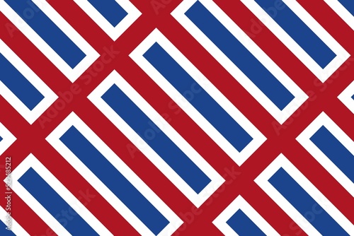 Geometric pattern in the colors of the national flag of Netherlands. The colors of Netherlands.