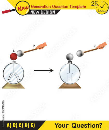 Physics, Electrification by friction, friction and electricity, electrostatic, next generation question template, eps