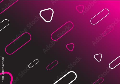 abstract white pink purple circle triange background