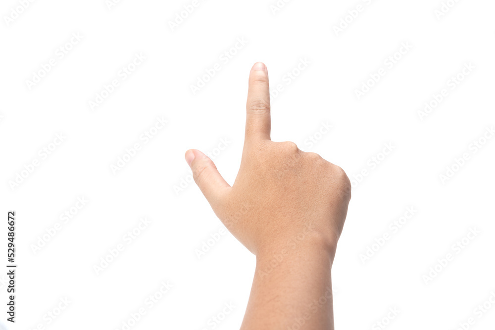 right hand isolated on white background right hand isolated on white background