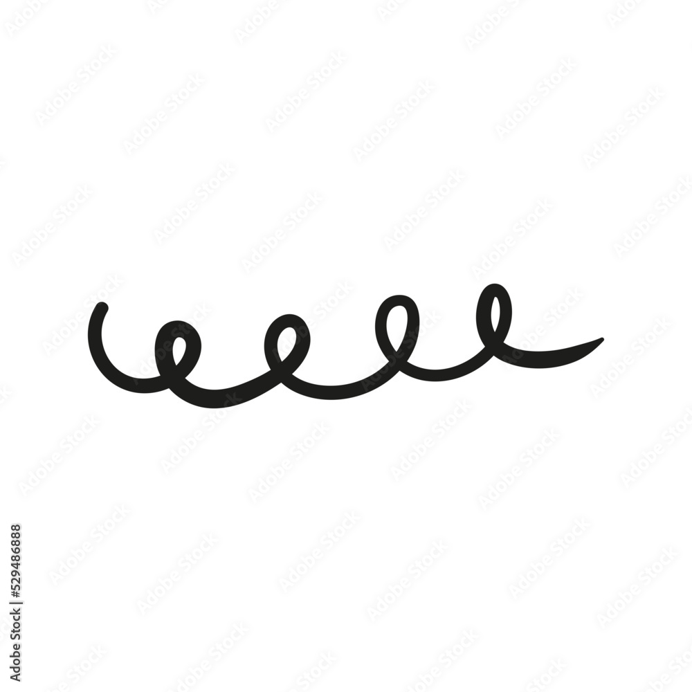 abstract modern scribble line shape doodle abstract modern scribble line shape doodle