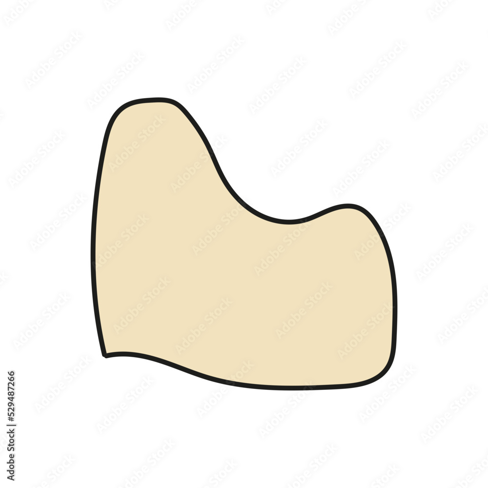 abstract modern organic shape doodle abstract modern organic shape doodle