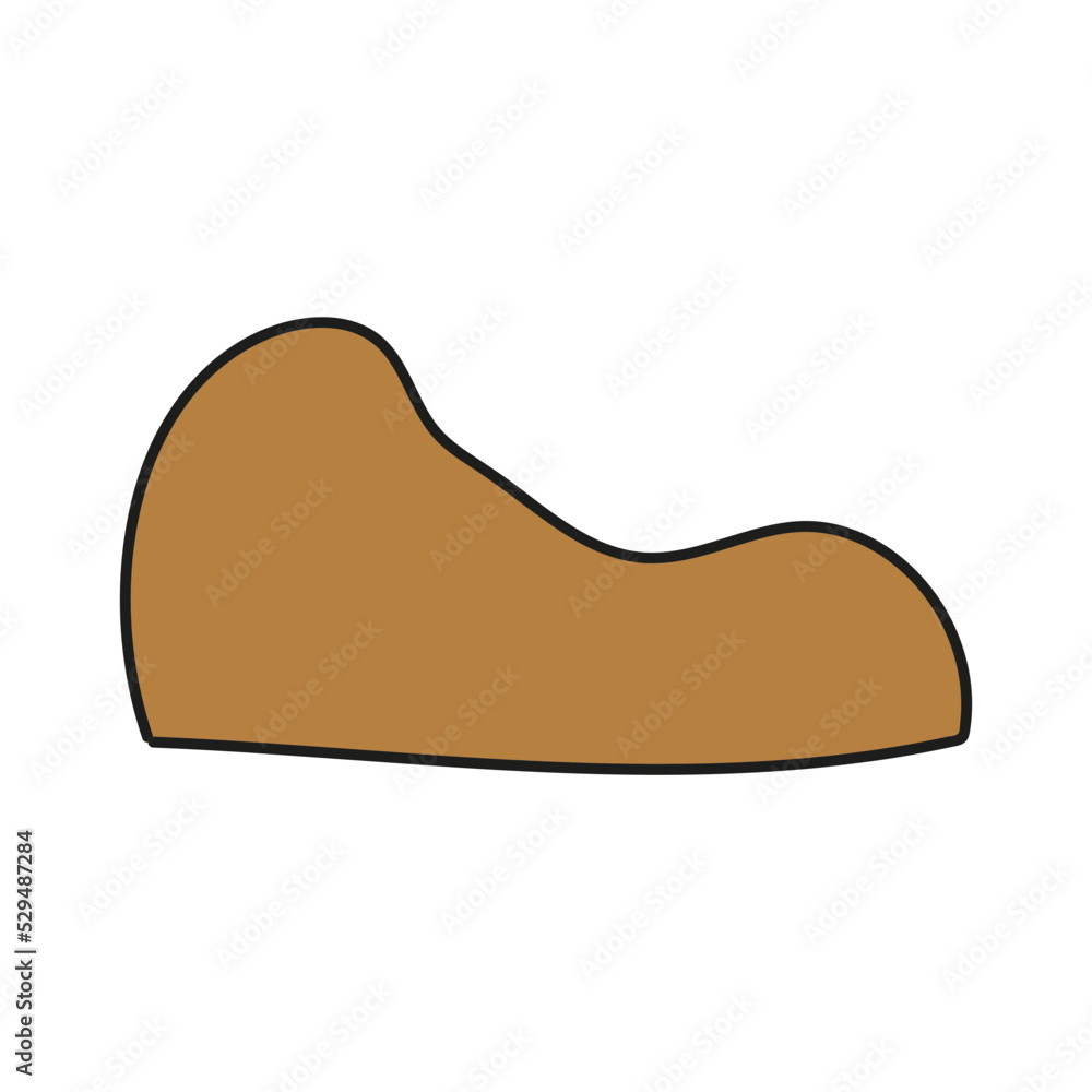 abstract modern organic shape doodle