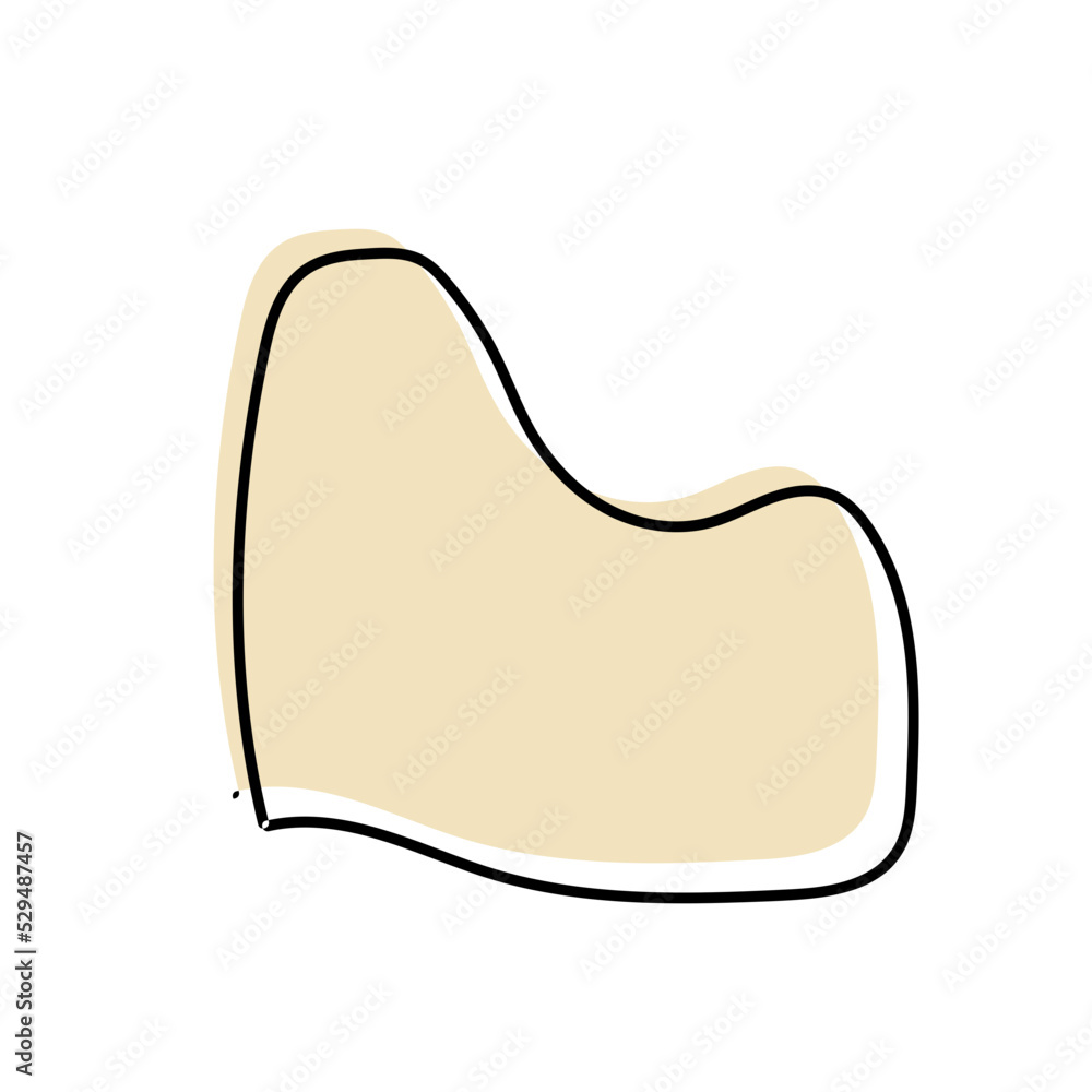 abstract modern organic shape doodle abstract modern organic shape doodle