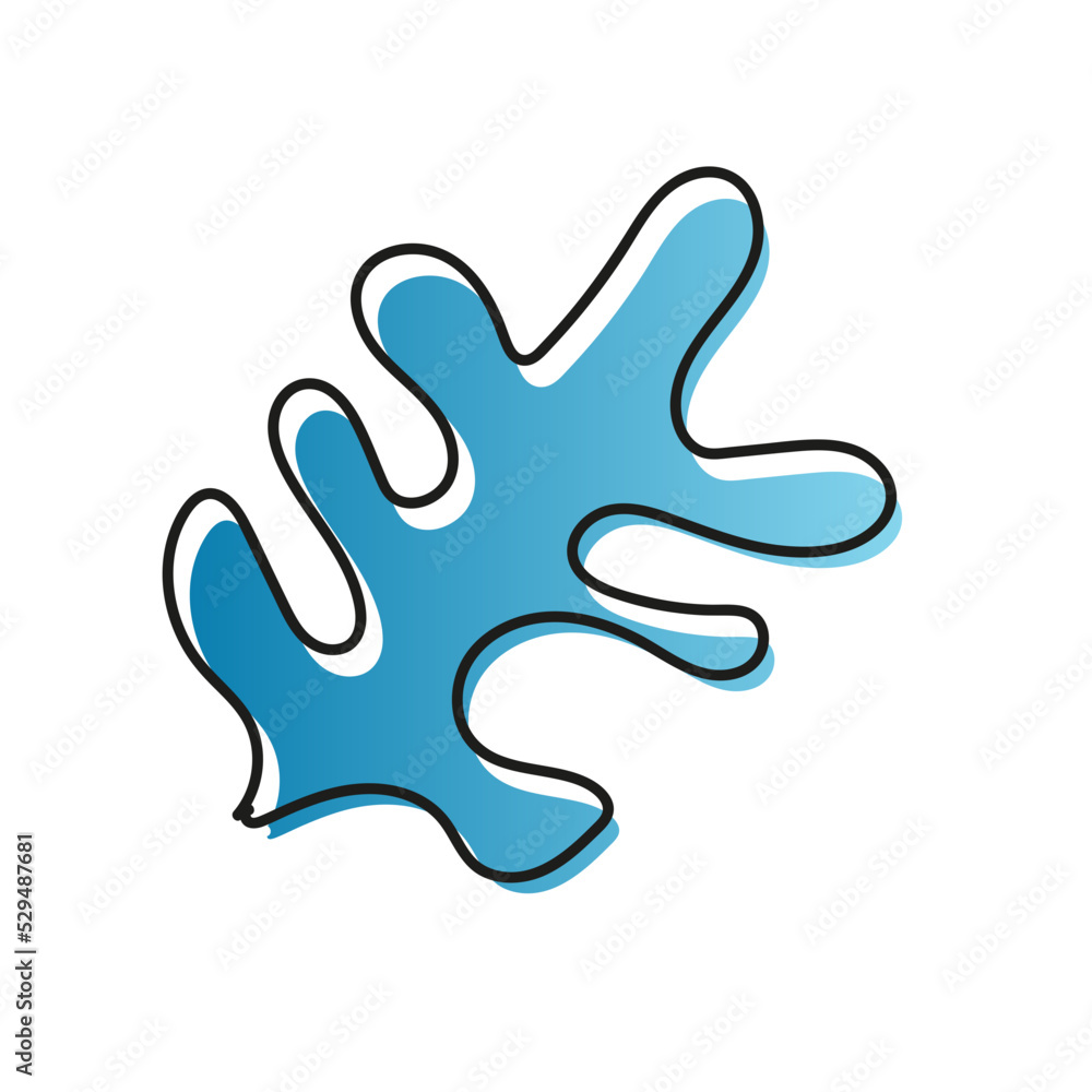 abstract modern organic shape doodle abstract modern organic shape doodle