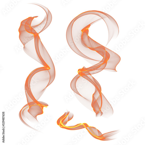 fire flame wave line design abstract object PNG
