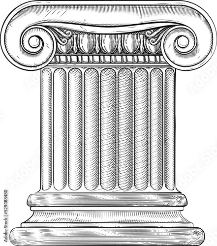 Column Pillar From Roman or...