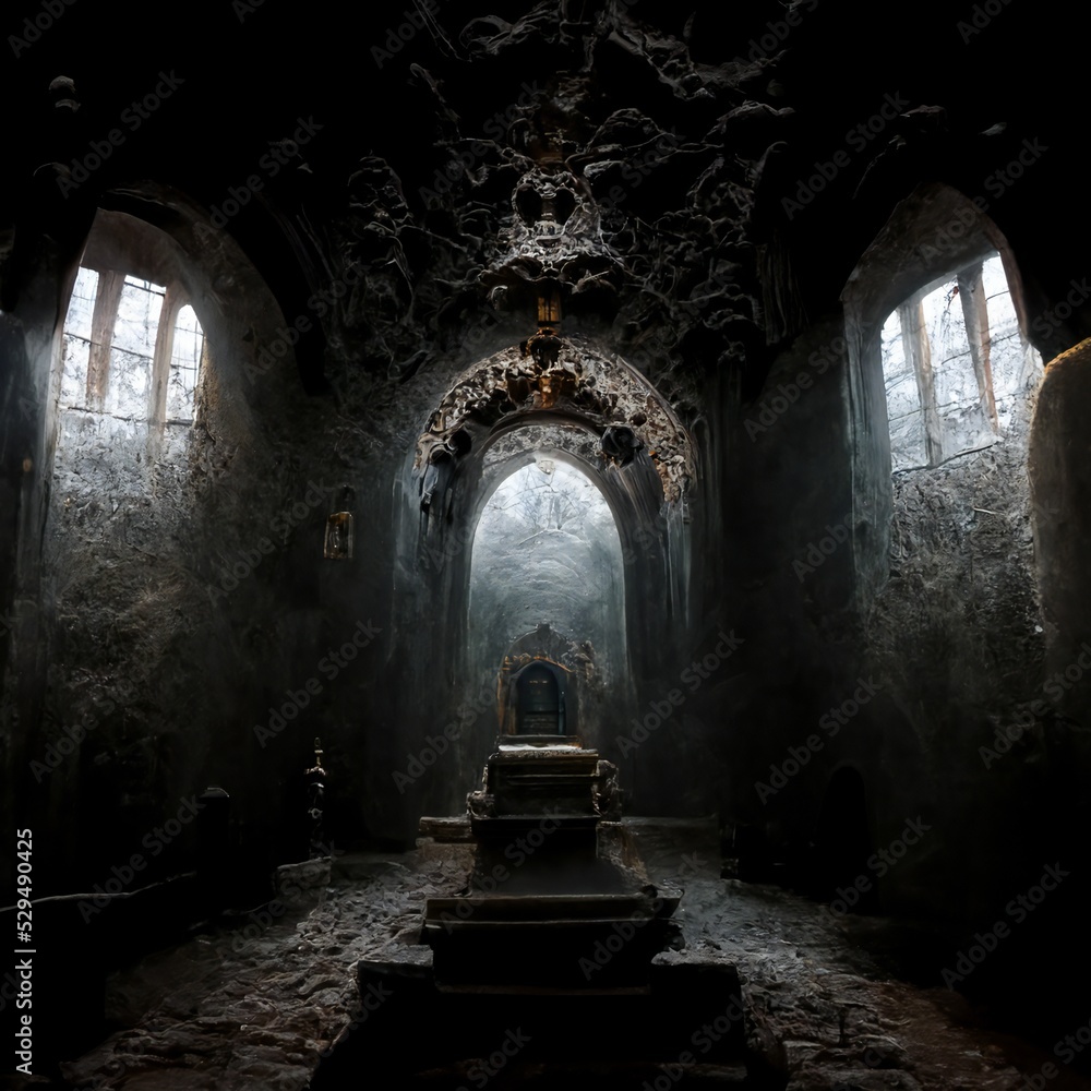 Fototapeta premium Haunted Gothic Castle