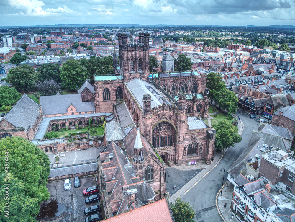 editorial images of Chester Cathedral Northwest of the United Kingdom 