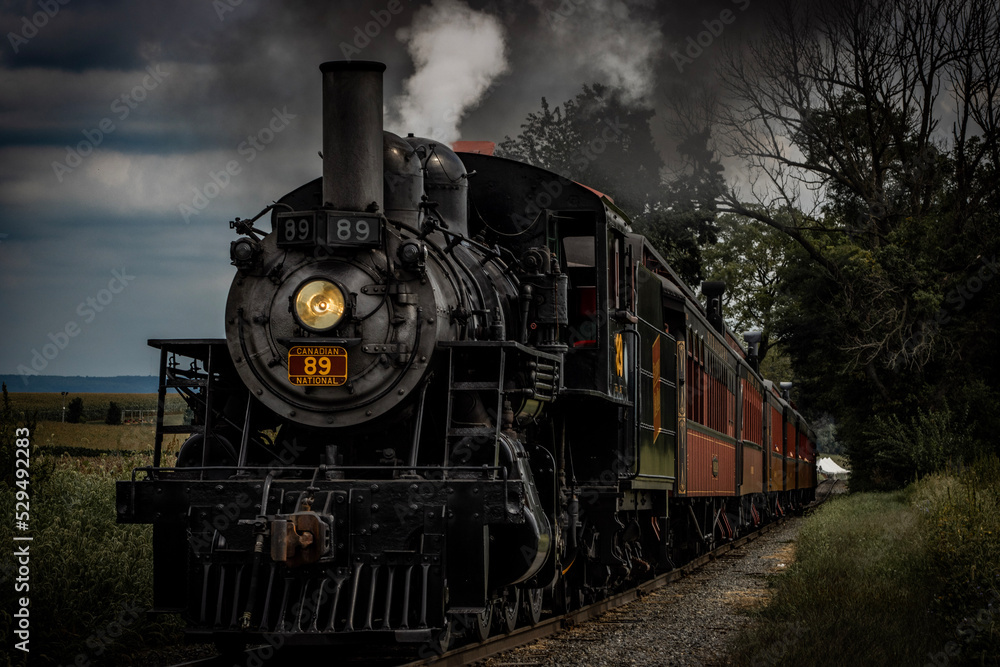 Obraz premium old locomotive