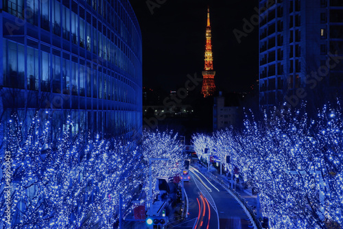 六本木けやき坂のイルミネーション