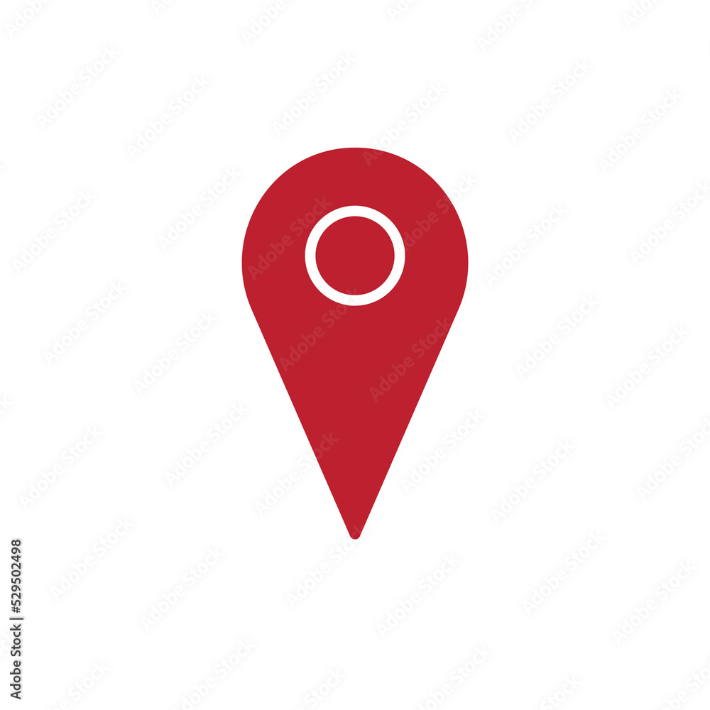 Fototapeta premium Location symbol sign icon vector