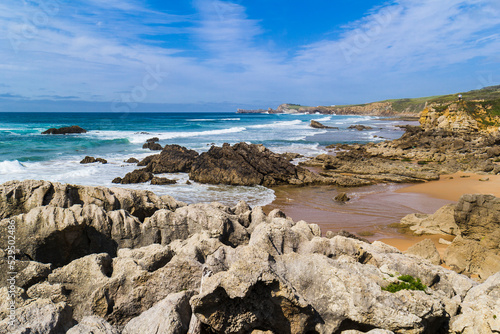 Cobachos beach, Cantabria, Spain