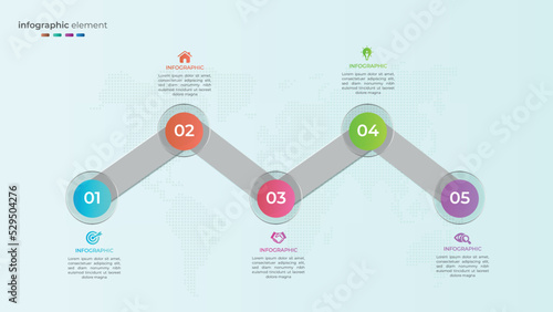 	
Creative infographic diagram with transparent effect