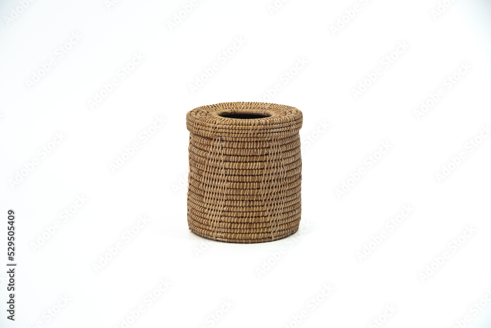 Rattan wicker isolated on white background Rattan wicker isolated on white background