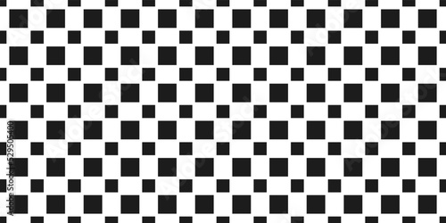 Checkerboard pattern of large and small black cells on a white background. Grid of black pixels. Print and decoration in a minimal style.