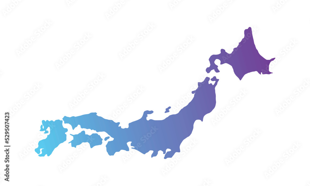 japan background with color gradient