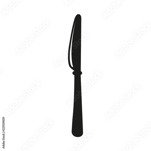 Knife. Vector image.