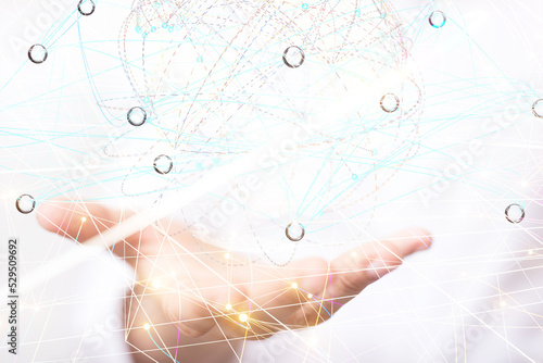 conference Digital Network and data concept 3d