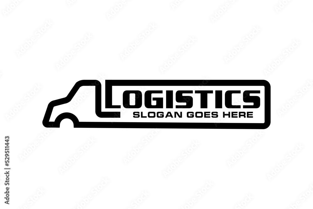 Fast Moving Truck Logo Design Vector Fast Moving Truck Logo Design Vector