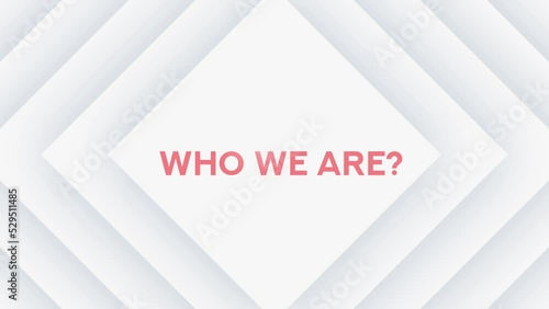 Corporate Who We Are Intro Animation Video for Company Profile and Branding