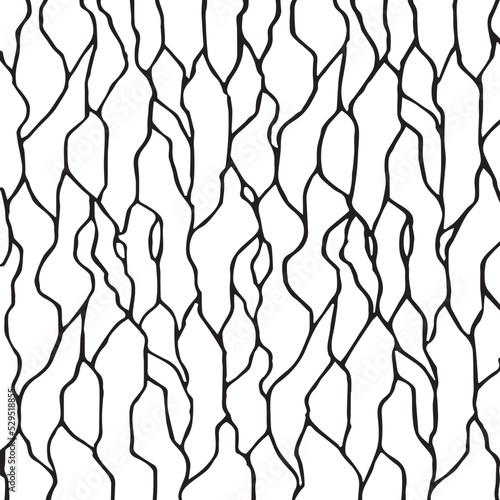 Abstract pattern with hand drawn print