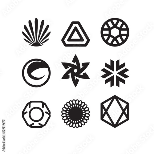set of icons