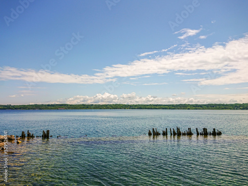 Fotografie Georgian Bay near Spirit Rock Conservation Area at Wiarton, Ontario, Canada