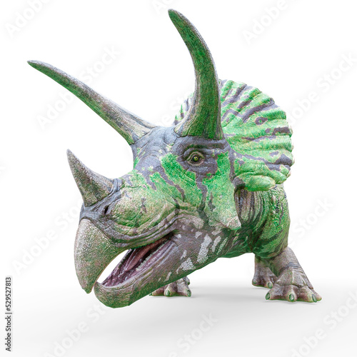 triceratops profile picture id on white background