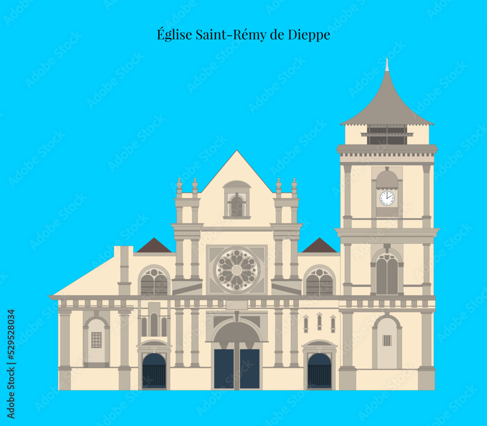 Église Saint-Rémy de Dieppe, France Église Saint-Rémy de Dieppe, France