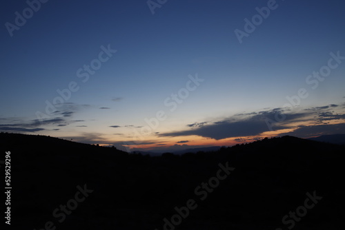 sunset over the mountains © Laiotz