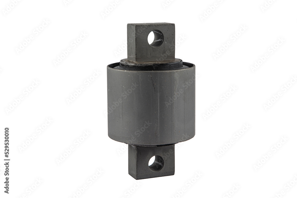 Silent block jet bar, for truck, isolated on white background. spare parts. Silent block jet bar, for truck, isolated on white background. spare parts.