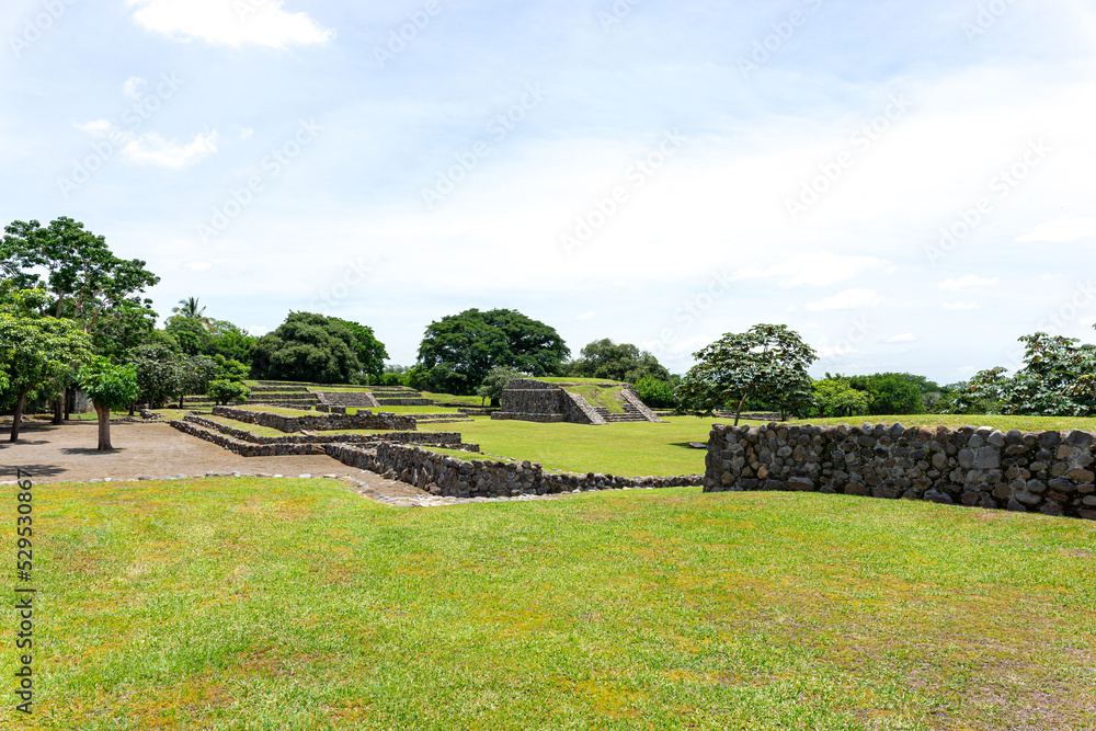 El Chanal, la capacha or la Campana, pre hispanic ruins near Colima, Mexico. pre hispanic pyramid
