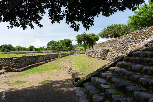 El Chanal, la capacha or la Campana, pre hispanic ruins near Colima, Mexico. pre hispanic pyramid © JuanArnoldo