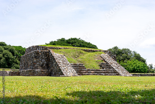 El Chanal, la capacha or la Campana, pre hispanic ruins near Colima, Mexico. pre hispanic pyramid