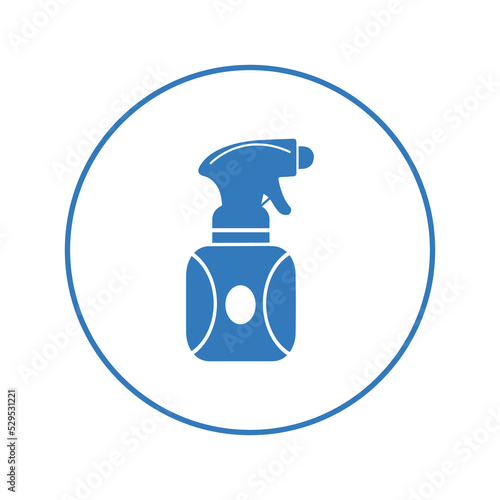 Pesticide spraying spray bottle icon | Circle version icon |