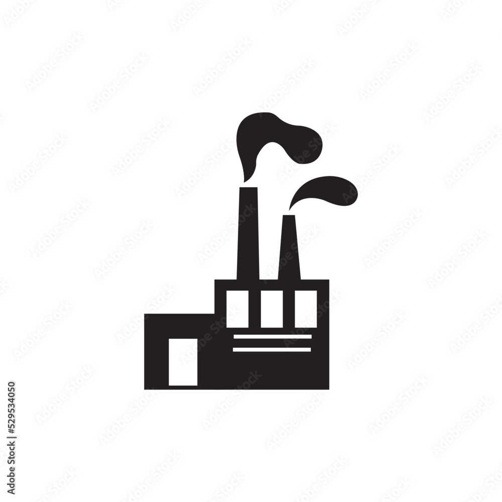 factory icon logo vector design template factory icon logo vector design template