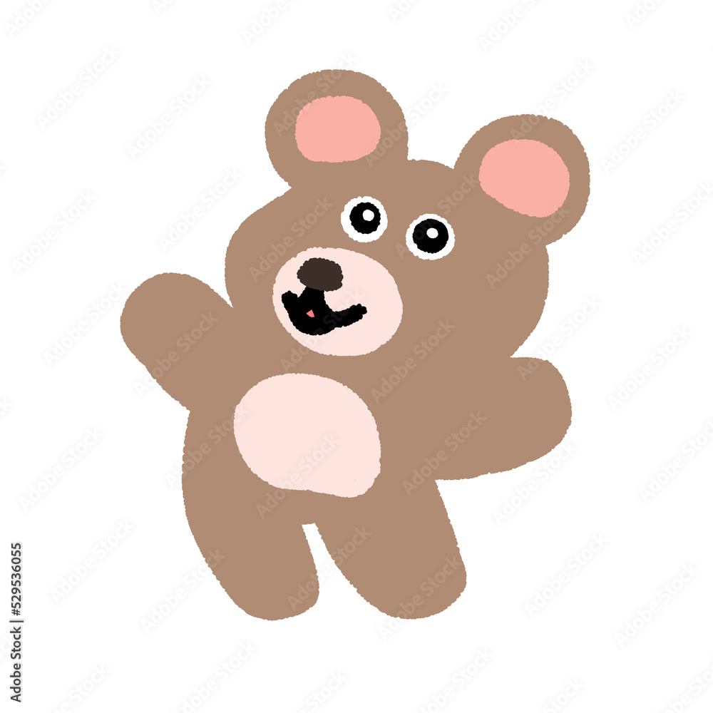 Fototapeta premium cute bear , graphic design for presentation, marketing, art, illustration, t-shirt design, icon, logo, symbol, advertising, online media