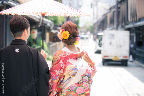 【結婚式】前撮り、和装、祇園